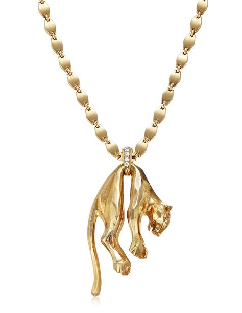 Cartier panther pendant necklace